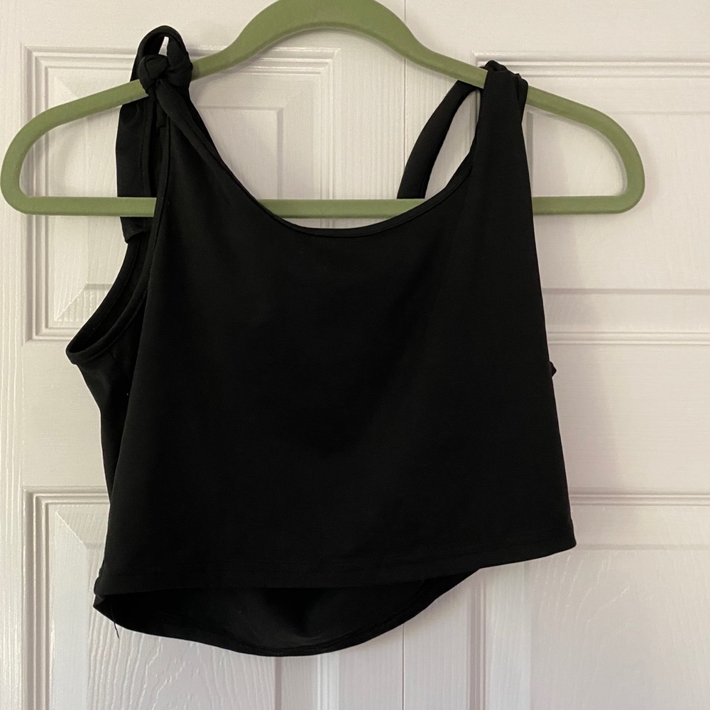 Black tank top